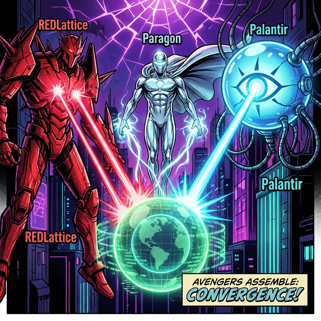 Convergenza REDLattice-Paragon-Palantir